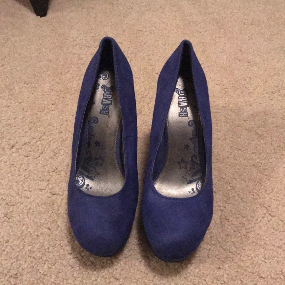 Royal Blue Wedges